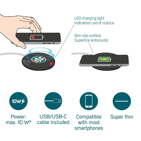 LEGAMI SUPER FAST ΑΣΥΡΜΑΤΟΣ ΦΟΡΤΙΣΤΗΣ SMARTPHONE - VINYL