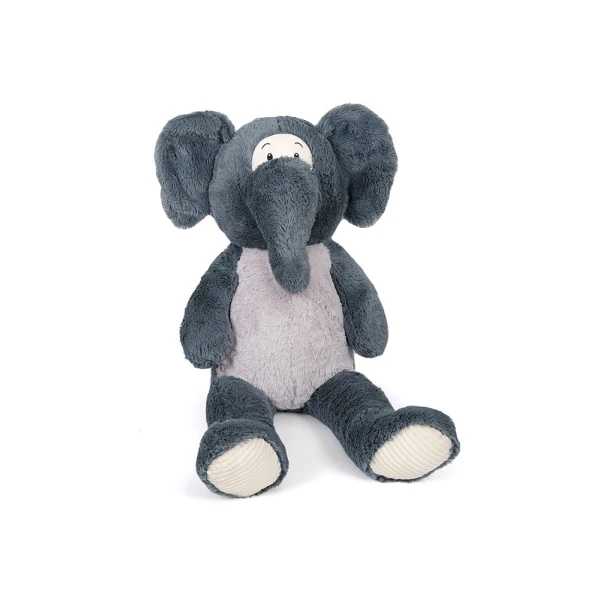 LARGE PLUSH GREY ELEPHANT 100 cm 
