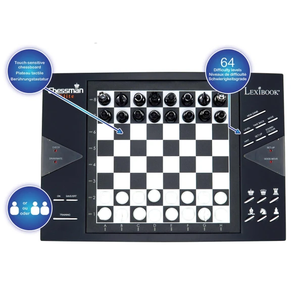 LEXIBOOK ELECTRONIC CHESS CHESSMAN ELITE