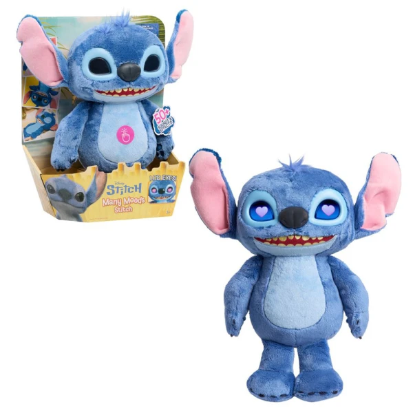 STITCH PLUSH 36 cm WITH INTERACTIVE EYES