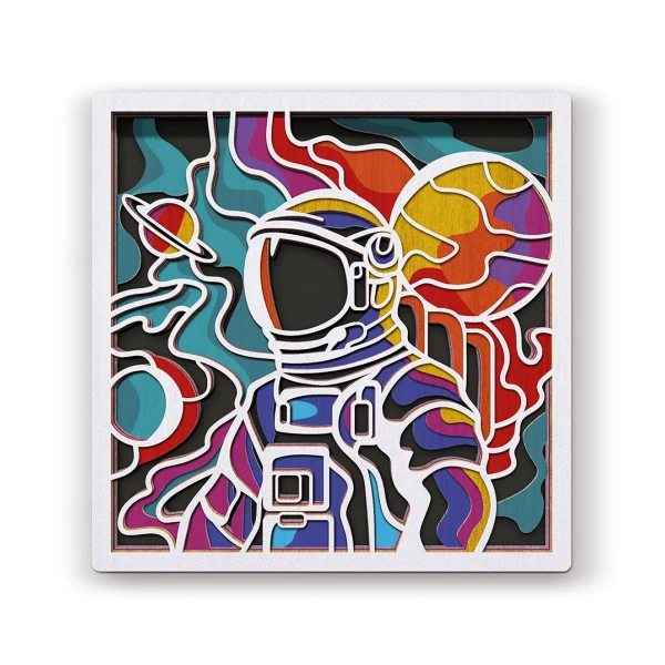 SPLAT PLANET WOODEN 3D PAINT KIT SPACE