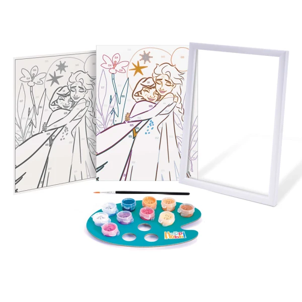 HAPPIHOBBI PAINT & FRAME BY NUMBERS DISNEY FROZEN FOR 6+ YEARS