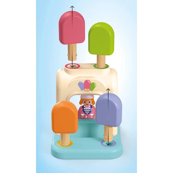 PLAYMOBIL JUNIOR ADVENTURE TOWER WITH ICE CREAM BOOTH