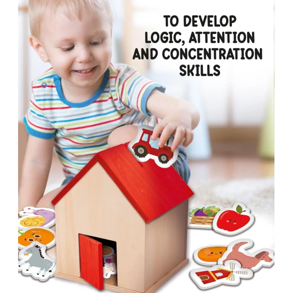 LISCIANI MONTESSORI - WOOD ON THE FARM