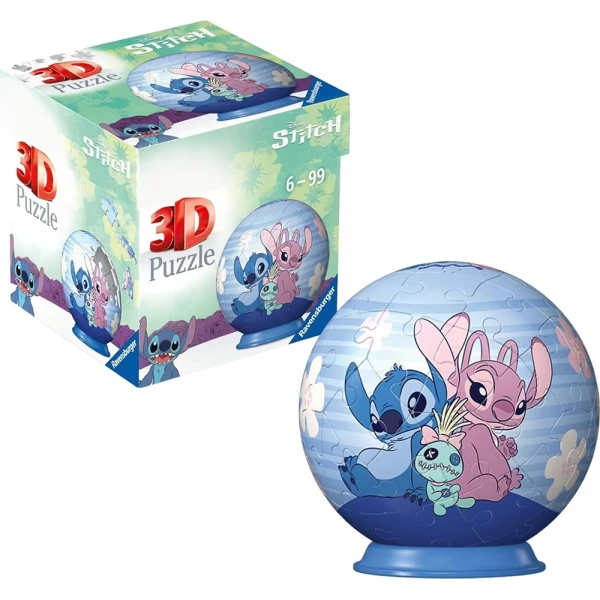 RAVENSBURGER 3D ΠΑΖΛ 54 τεμ. STITCH - 3 ΣΧΕΔΙΑ