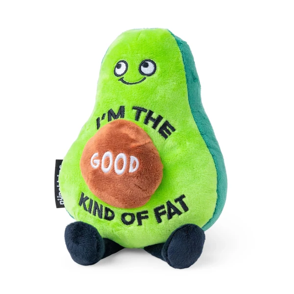 PUNCHKINS PLUSH AVOCADO - I\'M THE GOOD KIND OF FAT