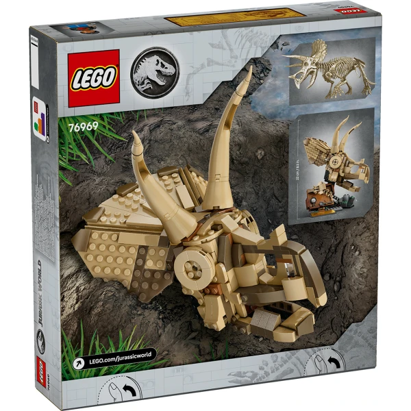 LEGO® JURASSIC WORLD DINOSAUR FOSSILS: TRICERATOPS SKULL