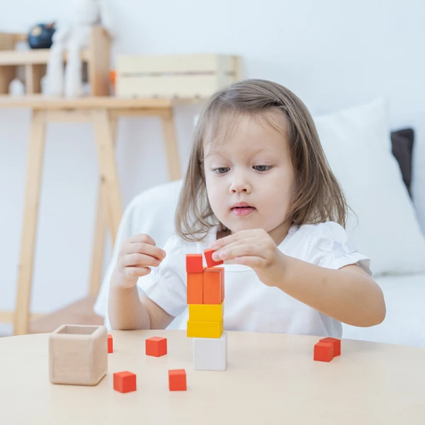 PLAN TOYS ΞΥΛΙΝΟ ΚΛΑΣΜΑΤΑ ΜΕ ΚΥΒΟΥΣ