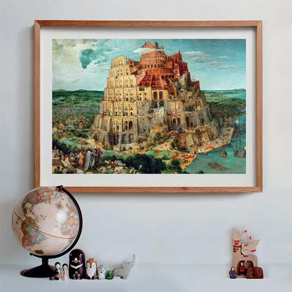 CLEMENTONI ΠΑΖΛ MUSEUM COLLECTION BRUEGEL Ο ΠΥΡΓΟΣ ΤΗΣ ΒΑΒΕΛ 1500 τεμ.