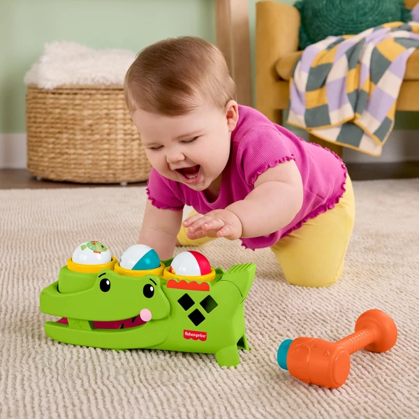 FISHER PRICE ΠΑΙΧΝΙΔΙ ΚΡΟΚΟΔΕΙΛΟΣ ΜΕ ΜΠΑΛΙΤΣΕΣ