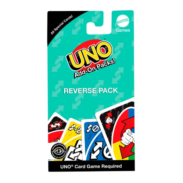 ΕΠΙΤΡΑΠΕΖΙΟ ΚΑΡΤΩΝ UNO ADD-ON PACKS - REVERSE PACK