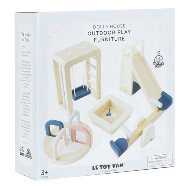 LE TOY VAN WOODEN PLAYGROUND FOR DOLLHOUSE 
