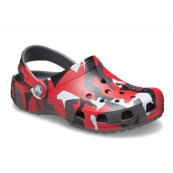 CROCS CLASSIC GEO CAMO CLOG K SLATE GREY/MULTI