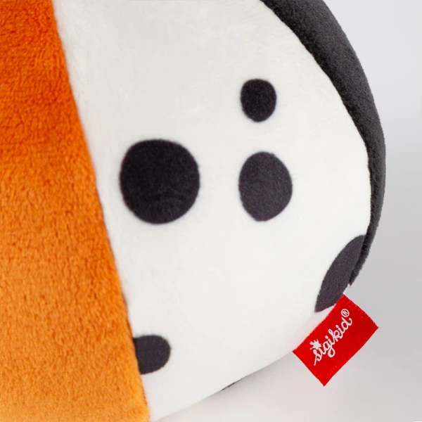 SIGIKID BABY RATTLE BALL DALMATIAN DOG 11cm.