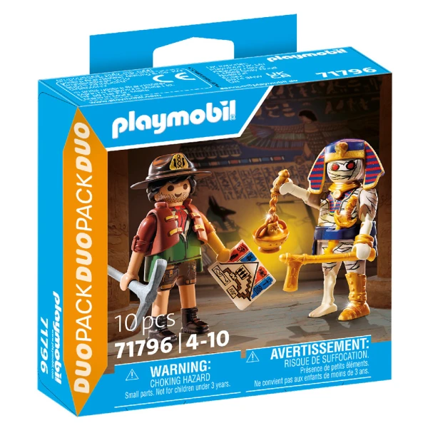 PLAYMOBIL DUOPACK ΚΥΝΗΓΟΣ ΘΗΣΑΥΡΟΥ ΚΑΙ ΜΟΥΜΙΑ
