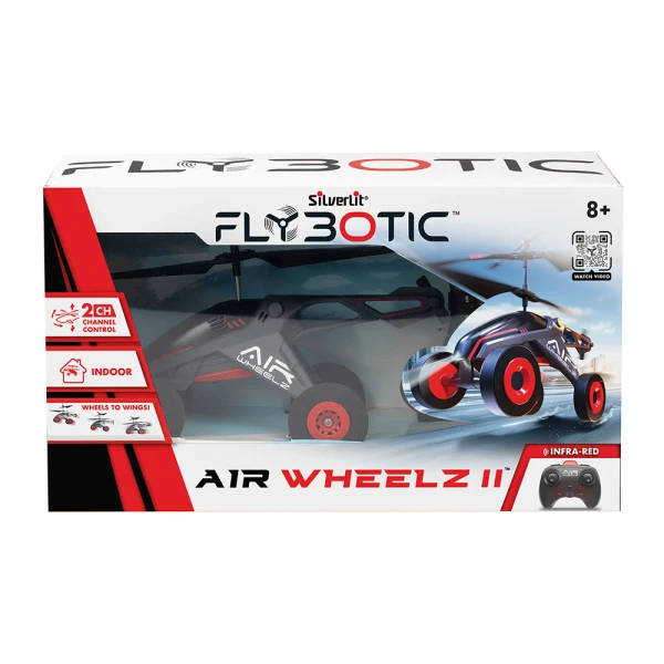SILVERLIT FLYBOTIC REMOTE CONTROL HELICOPTER AIR WHEELZ II 