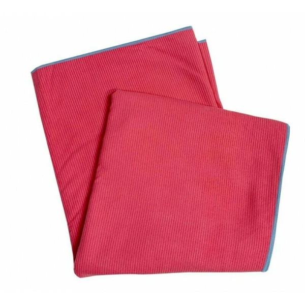 BEACH TOWEL MICROFIBER LARGE RAFFLE TEXTURE 80X195 cm CORAL