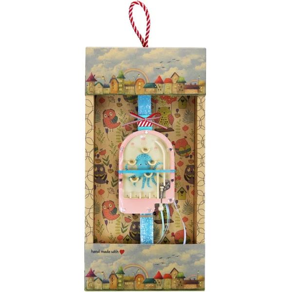 SYNCHRONIA HANDMADE CANDLE 30 cm MINI PINBALL - OCTOPUS