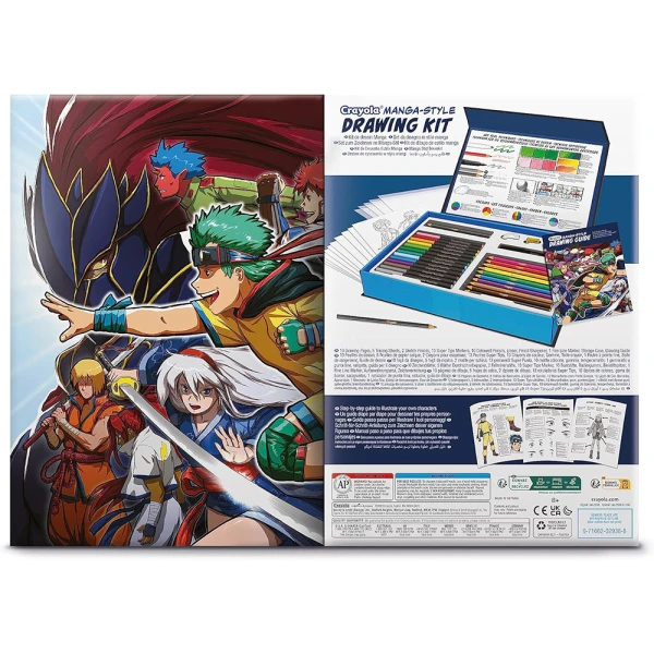 CRAYOLA MANGA-STYLE DRAWING KIT