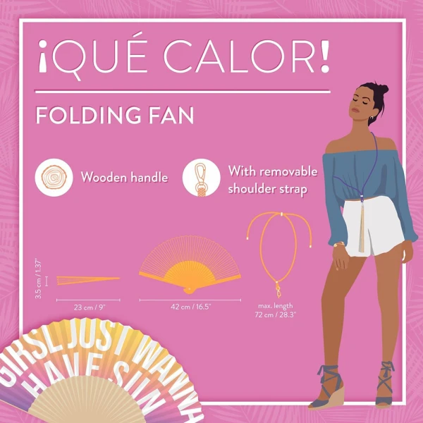 LEGAMI FOLDING PAPER FAN SUNSET