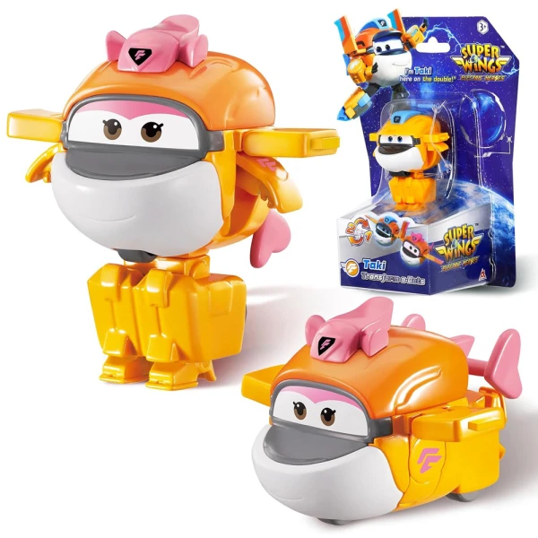 SUPER WINGS ELECTRIC HEROES TRANSFORM A BOT - TAKI
