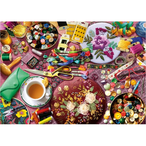 EDUCA PUZZLE 2000 pcs SEWING TABLE