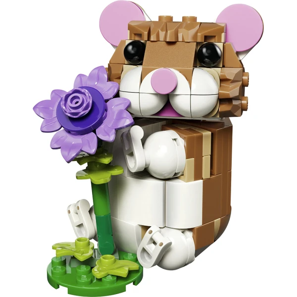 LEGO® CREATOR ΧΑΡΙΤΩΜΕΝΟ ΧΑΜΣΤΕΡ ΜΕ ΛΟΥΛΟΥΔΙ