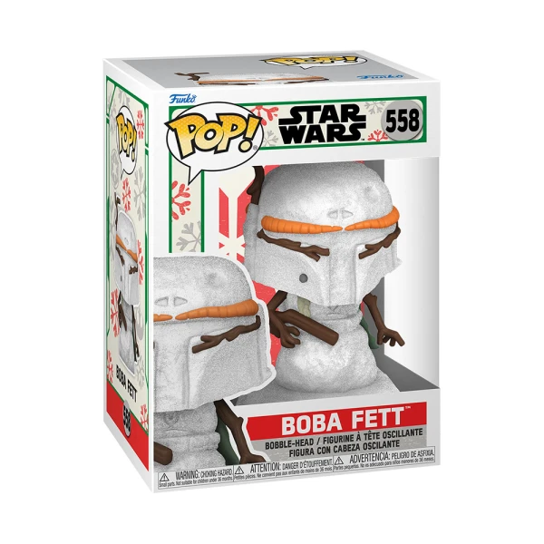 FUNKO POP! ΦΙΓΟΥΡΑ ΒΙΝΥΛΙΟΥ DISNEY STAR WARS HOLIDAY BOBA FETT 558