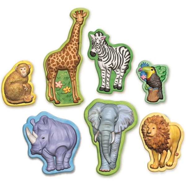 4M CONSTRUCTION WILD ANIMALS MAGNETS/PIN