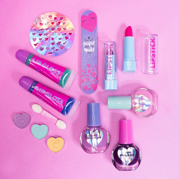HAPPIHOBBI BEAUTY CASE SPARKLE LOVE WITH 30 ACCESSORIES