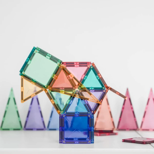 CONNETIX MAGNETIC TILES PASTEL MINI PACK 32 pcs