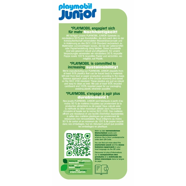 PLAYMOBIL JUNIOR Η ΚΙΒΩΤΟΣ ΤΟΥ ΝΩΕ