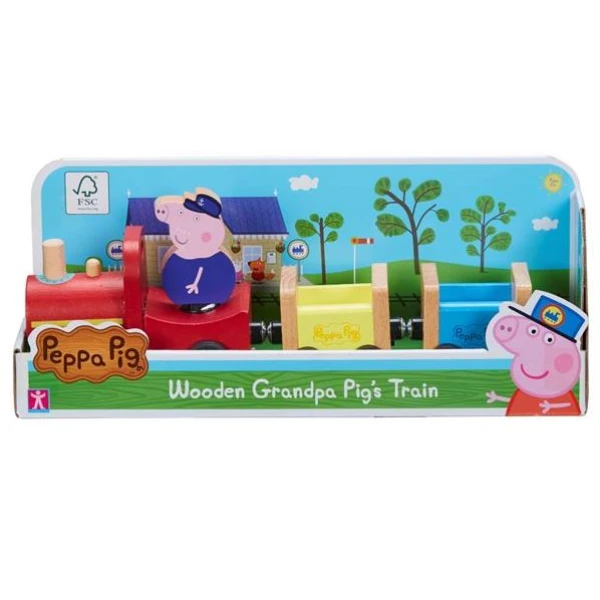 PEPPA PIG ΤΟ ΞΥΛΙΝΟ ΤΡΕΝΟ ΤΟΥ ΠΑΠΠΟΥ ΓΟΥΡΟΥΝΑΚΙ