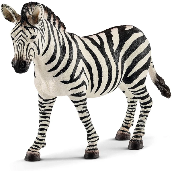 MINIATURE SCHLEICH FEMALE ZEBRA