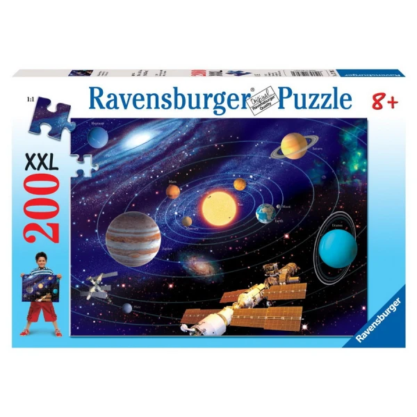 RAVENSBURGER XXL ΠΑΖΛ 200 τεμ. ΗΛΙΑΚΟ ΣΥΣΤΗΜΑ