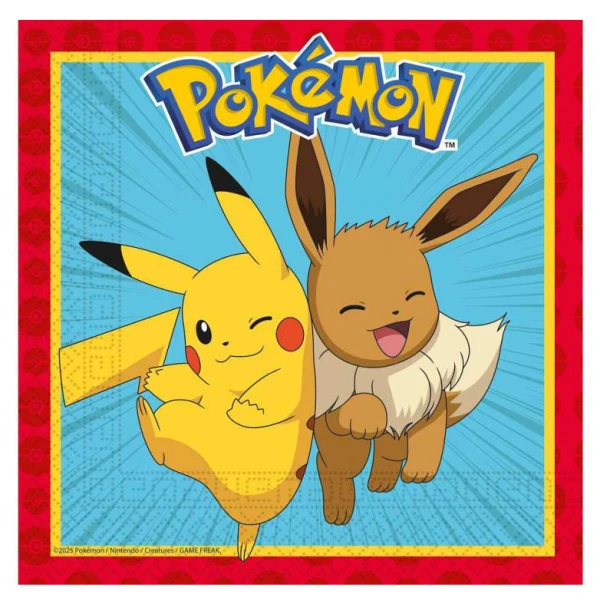 ΧΑΡΤΟΠΕΤΣΕΤΕΣ 2ΦΥΛΛΕΣ 33Χ33 εκ. POKEMON