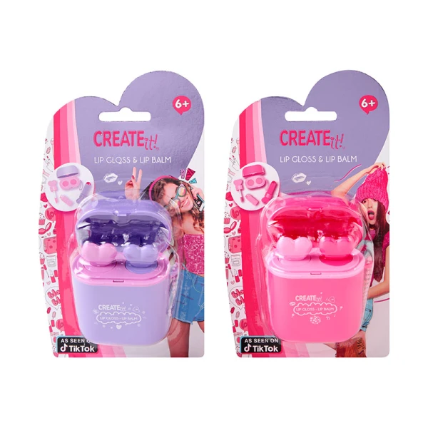 CREATE IT! LIP BALM ΘΗΚΗ ΑΚΟΥΣΤΙΚΩΝ - 2 ΧΡΩΜΑΤΑ