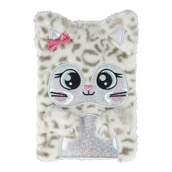 DIARY CUTIES A5 LEOPARD CAT