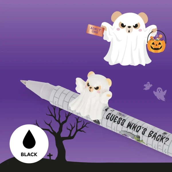 LEGAMI SET OF 2 ERASABLE HALLOWEEN GEL PENS  TRICK OR TREAT