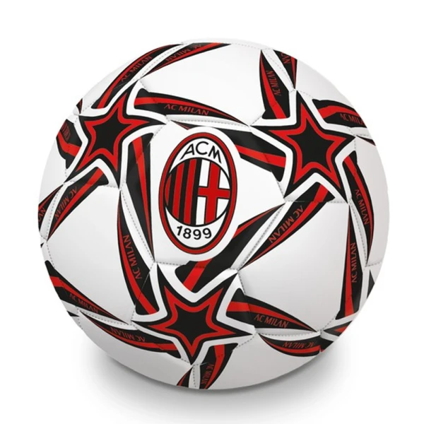 FOOTBALL LEATHER BALL A.C. MILAN PRO SIZE 5