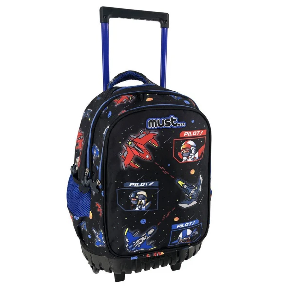 MUST ΤΣΑΝΤΑ ΠΛΑΤΗΣ TROLLEY 34X20X44 εκ. 3 ΘΗΚΕΣ SPACE BATTLE