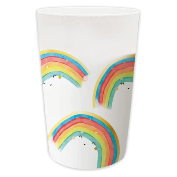 ΠΟΤΗΡΙ ΠΟΛΛΑΠΛΩΝ ΧΡΗΣΕΩΝ 230ml 2 τεμ. RAINBOW PARTY