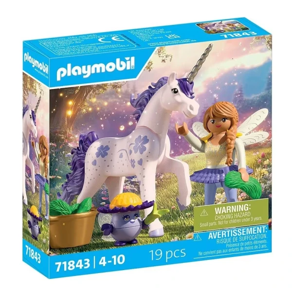 PLAYMOBIL UNICORN WITH PURPLE MANE