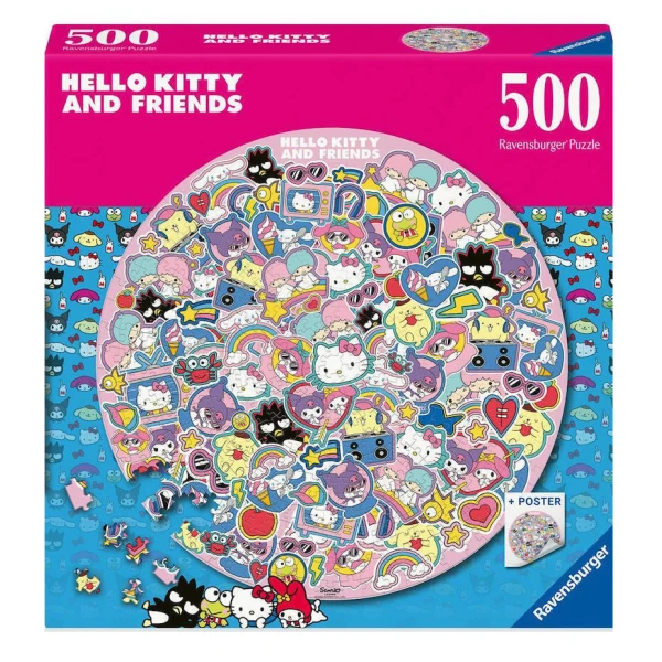 RAVENSBURGER PUZZLE 500 pcs HELLO KITTY