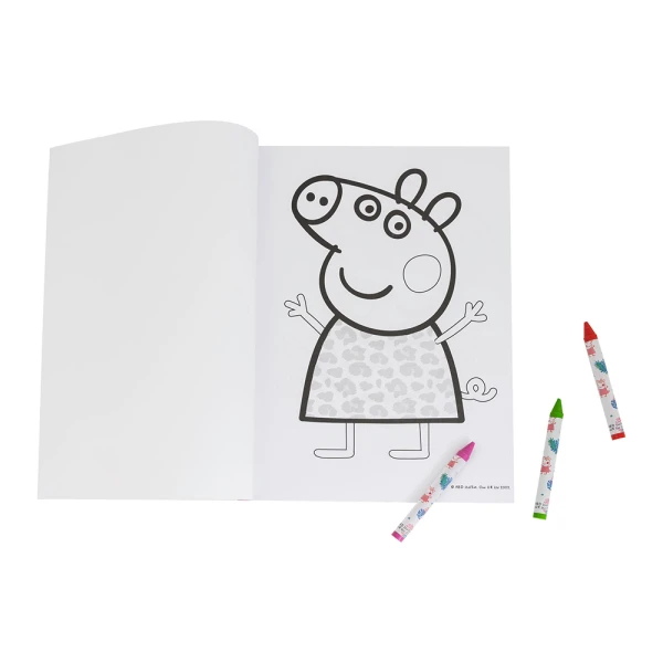 AS DRAWING SET PEPPA PIG TRANSPARENT BAG FOR AGES 3+