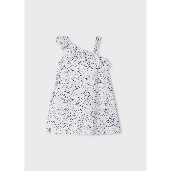 MAYORAL DRESS ASYMMETRICAL WHITE