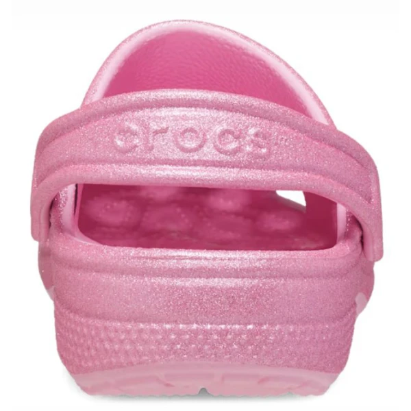 CROCS CLASSIC GLITTER CLOG K PINK TWEED GLITTER