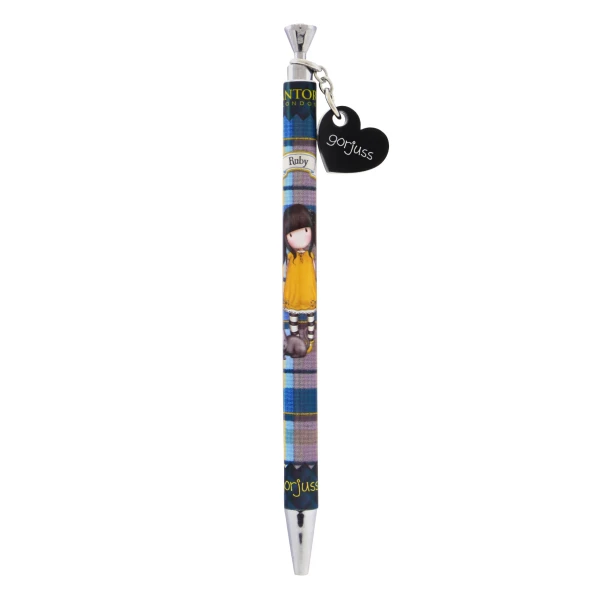 GORJUSS TARTAN PEN RUBY YELLOW