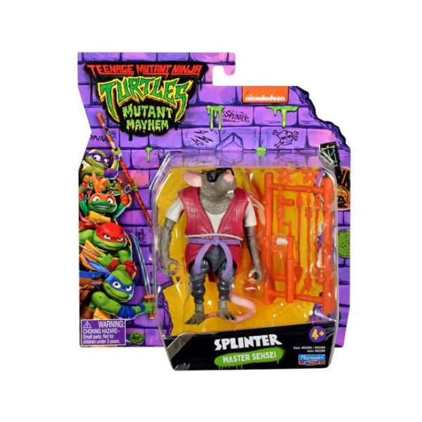 TMNT MOVIE ΒΑΣΙΚΗ ΦΙΓΟΥΡΑ ΔΡΑΣΗΣ - 6 ΣΧΕΔΙΑ