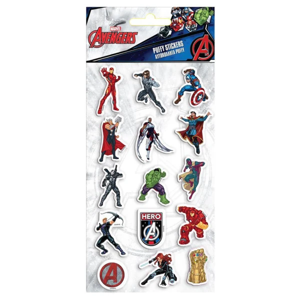 ΑΥΤΟΚΟΛΛΗΤΑ PUFFY 10X22 εκ. AVENGERS